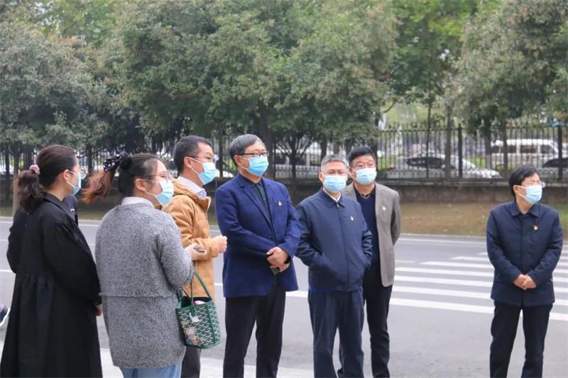 郑州市委党史学习教育第六巡回指导组到郑州J9九游会参观调研
